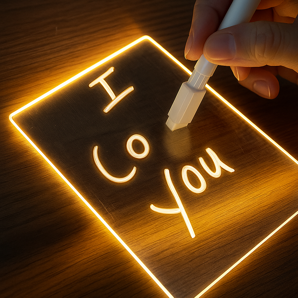 LED schrijfbord | Laat je geloof schijnen