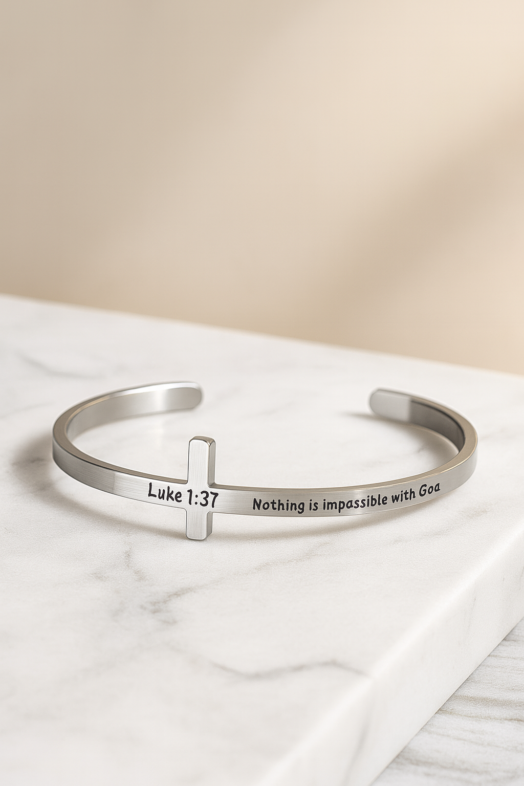 Faith armband met bijbeltekst