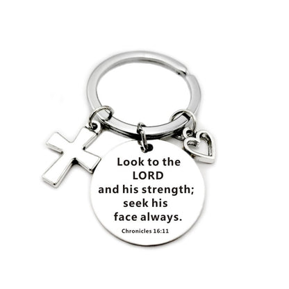 Faith & Strength Sleutelhanger