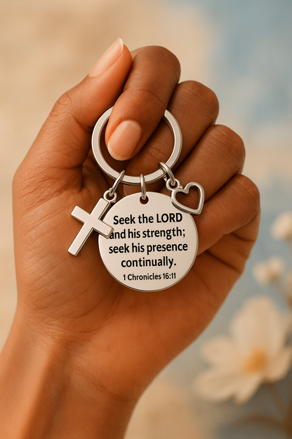 Faith & Strength Sleutelhanger