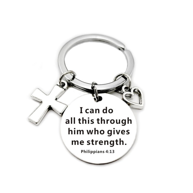 Faith & Strength Sleutelhanger