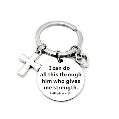 Faith & Strength Sleutelhanger