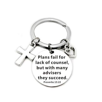 Faith & Strength Sleutelhanger