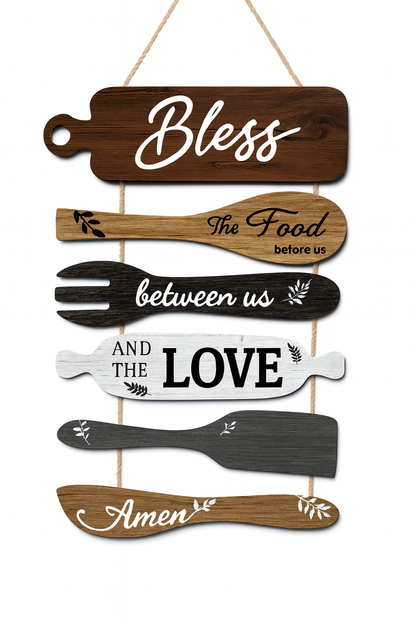 Bless & Love houten wanddecoratie vol betekenis